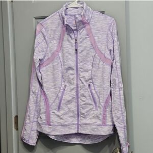 NWOT Tangerine Purple Mesh Athletic Workout Full Zip Jacket small